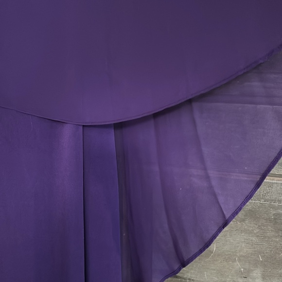 Glamour Women's‎ Sz.20 W Purple Cape dress Formal Cocktail Mother of the Bride - Picture 3 of 5